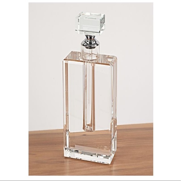 Badash Joy Optical Crystal 7.5 Inch Tall Perfume Bottle - Picture 1 of 11